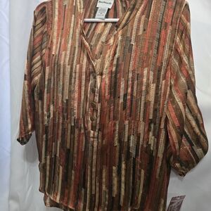 BonWorth Multicolor Striped Blouse